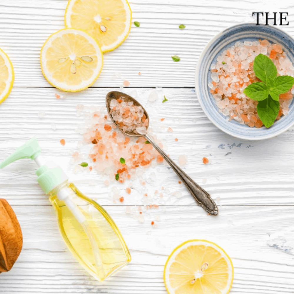 DIY exfoliating body scrub