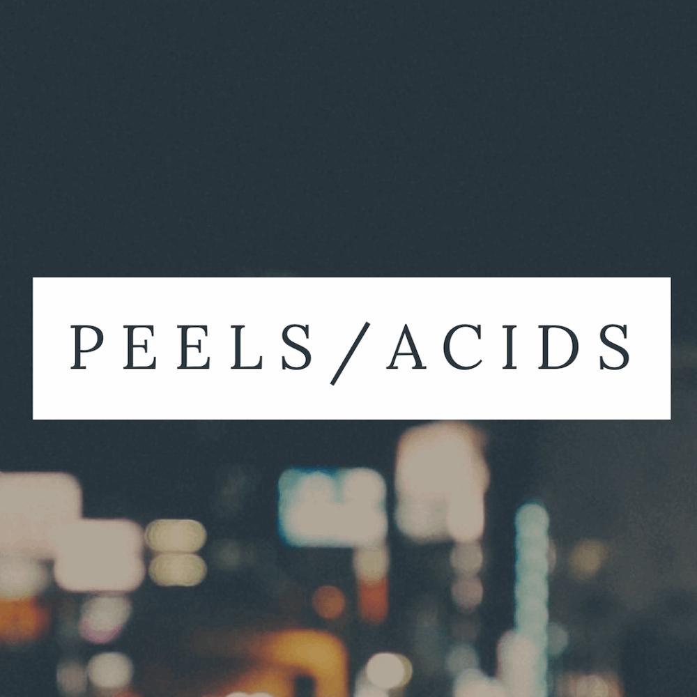 Acids, chemical peels and glowing skin