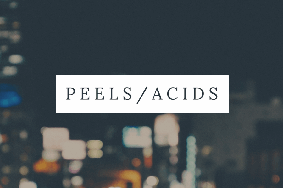 Acids, chemical peels and glowing skin
